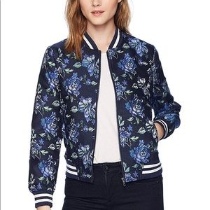 Floral Baseball Jacket